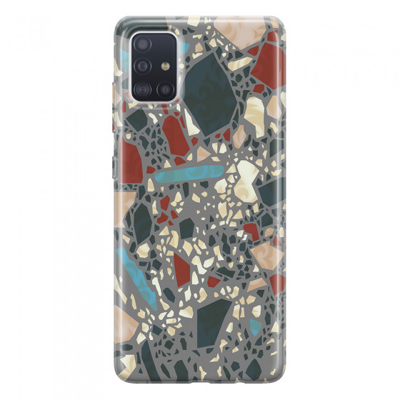 SAMSUNG - Galaxy A51 - Soft Clear Case - Terrazzo Design X