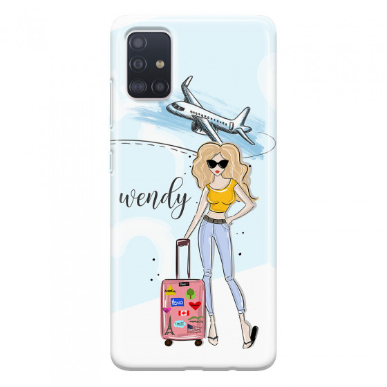 SAMSUNG - Galaxy A51 - Soft Clear Case - Travelers Duo Blonde