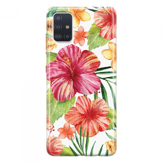 SAMSUNG - Galaxy A51 - Soft Clear Case - Tropical Vibes