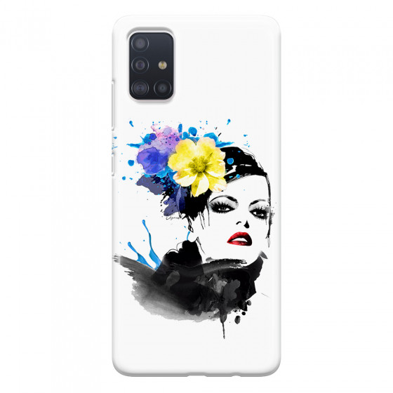 SAMSUNG - Galaxy A71 - Soft Clear Case - Floral Beauty