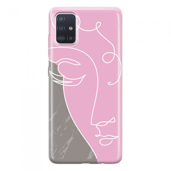 SAMSUNG - Galaxy A71 - Soft Clear Case - Miss Pink