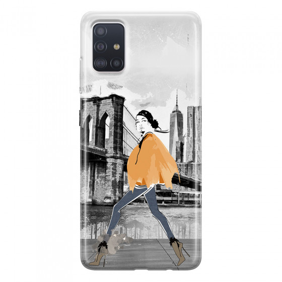 SAMSUNG - Galaxy A71 - Soft Clear Case - The New York Walk
