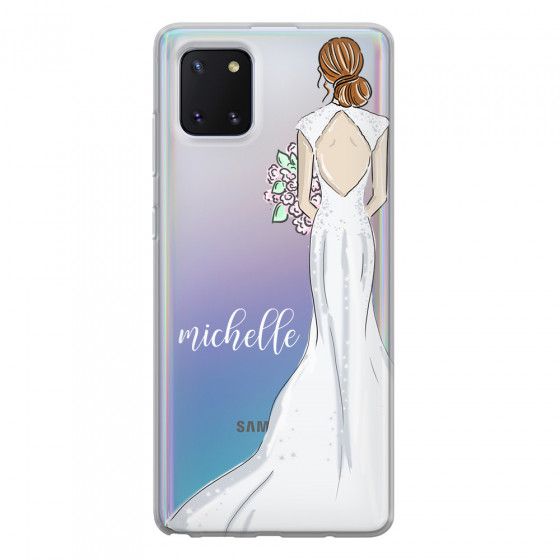 SAMSUNG - Galaxy Note 10 Lite - Soft Clear Case - Bride To Be Redhead