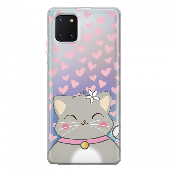 SAMSUNG - Galaxy Note 10 Lite - Soft Clear Case - Kitty