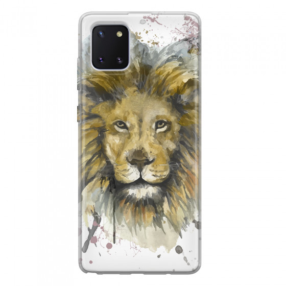 SAMSUNG - Galaxy Note 10 Lite - Soft Clear Case - Lion