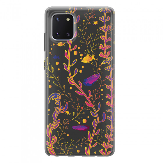 SAMSUNG - Galaxy Note 10 Lite - Soft Clear Case - Midnight Aquarium