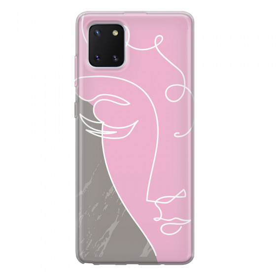 SAMSUNG - Galaxy Note 10 Lite - Soft Clear Case - Miss Pink
