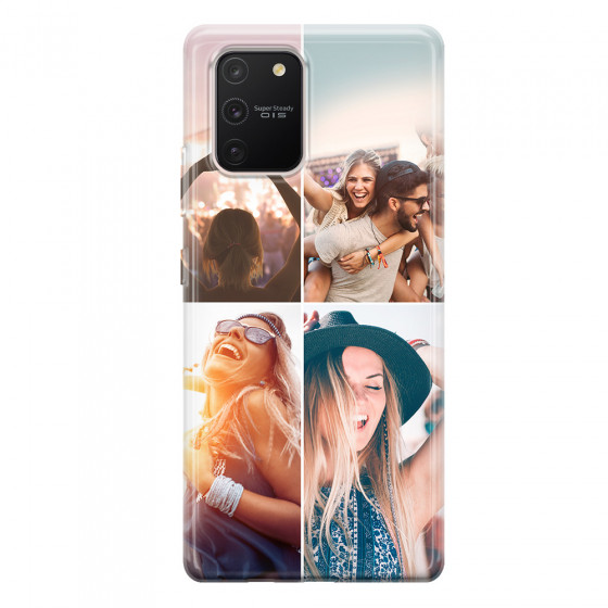 SAMSUNG - Galaxy S10 Lite - Soft Clear Case - Collage of 4