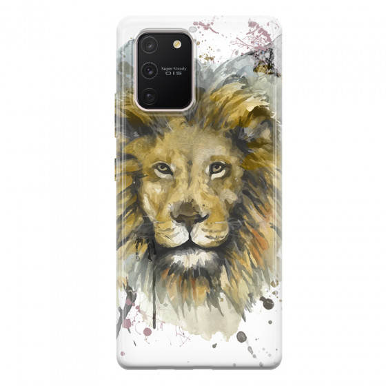 SAMSUNG - Galaxy S10 Lite - Soft Clear Case - Lion