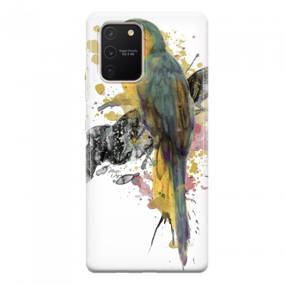 SAMSUNG - Galaxy S10 Lite - Soft Clear Case - Parrot