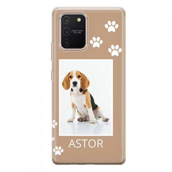 SAMSUNG - Galaxy S10 Lite - Soft Clear Case - Puppy