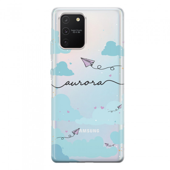 SAMSUNG - Galaxy S10 Lite - Soft Clear Case - Up in the Clouds