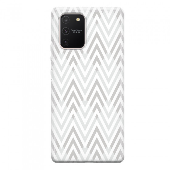 SAMSUNG - Galaxy S10 Lite - Soft Clear Case - Zig Zag Patterns