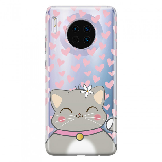 HUAWEI - Mate 30 - Soft Clear Case - Kitty