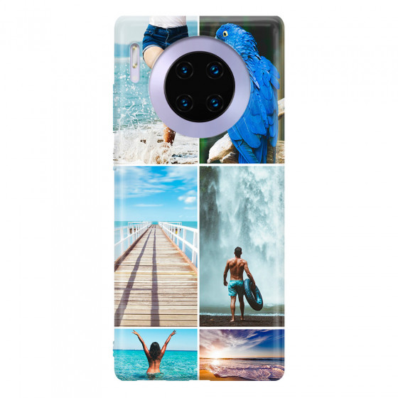 HUAWEI - Mate 30 Pro - Soft Clear Case - Collage of 6