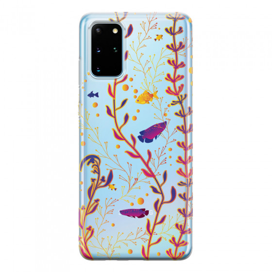 SAMSUNG - Galaxy S20 Plus - Soft Clear Case - Clear Underwater World