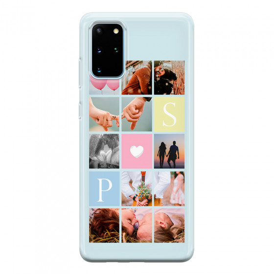 SAMSUNG - Galaxy S20 Plus - Soft Clear Case - Insta Love Photo Linked