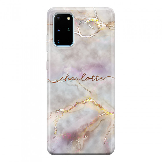 SAMSUNG - Galaxy S20 Plus - Soft Clear Case - Marble Rootage