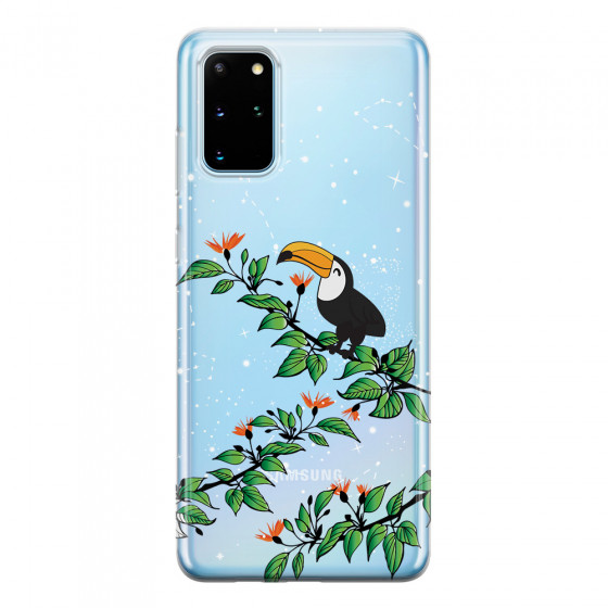 SAMSUNG - Galaxy S20 Plus - Soft Clear Case - Me, The Stars And Toucan