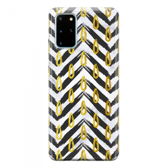 SAMSUNG - Galaxy S20 - Soft Clear Case - Exotic Waves