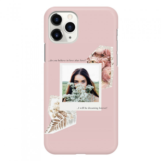 APPLE - iPhone 11 Pro Max - 3D Snap Case - Vintage Pink Collage Phone Case
