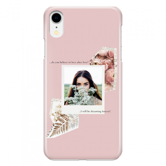 APPLE - iPhone XR - 3D Snap Case - Vintage Pink Collage Phone Case