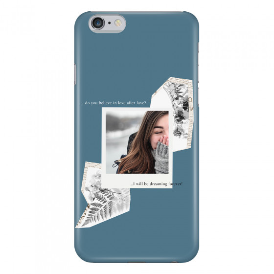APPLE - iPhone 6S - 3D Snap Case - Vintage Blue Collage Phone Case