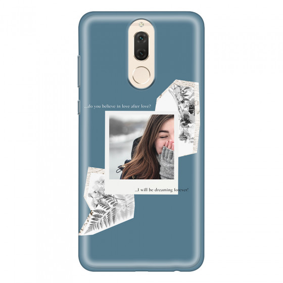 HUAWEI - Mate 10 lite - Soft Clear Case - Vintage Blue Collage Phone Case