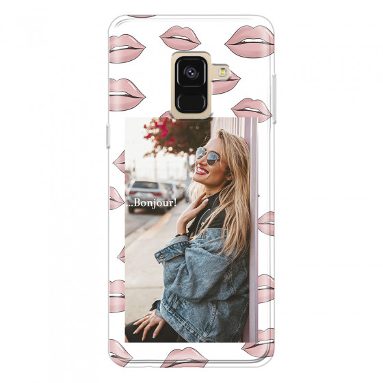 SAMSUNG - Galaxy A8 - Soft Clear Case - Teenage Kiss Phone Case