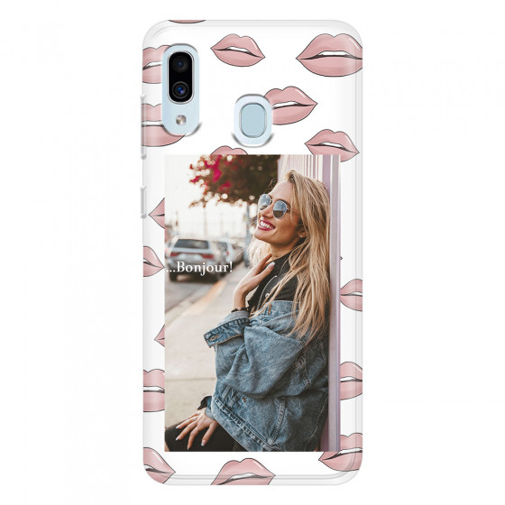 SAMSUNG - Galaxy A20 / A30 - Soft Clear Case - Teenage Kiss Phone Case