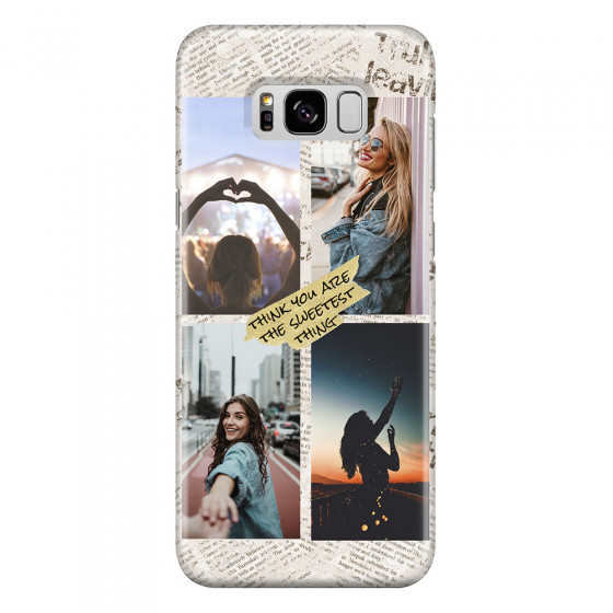 SAMSUNG - Galaxy S8 - 3D Snap Case - Newspaper Vibes Phone Case