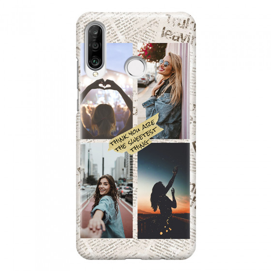 HUAWEI - P30 Lite - 3D Snap Case - Newspaper Vibes Phone Case