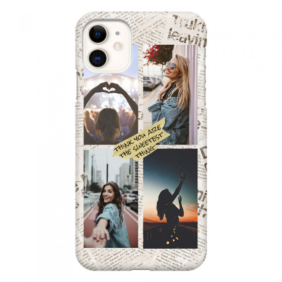 APPLE - iPhone 11 - 3D Snap Case - Newspaper Vibes Phone Case