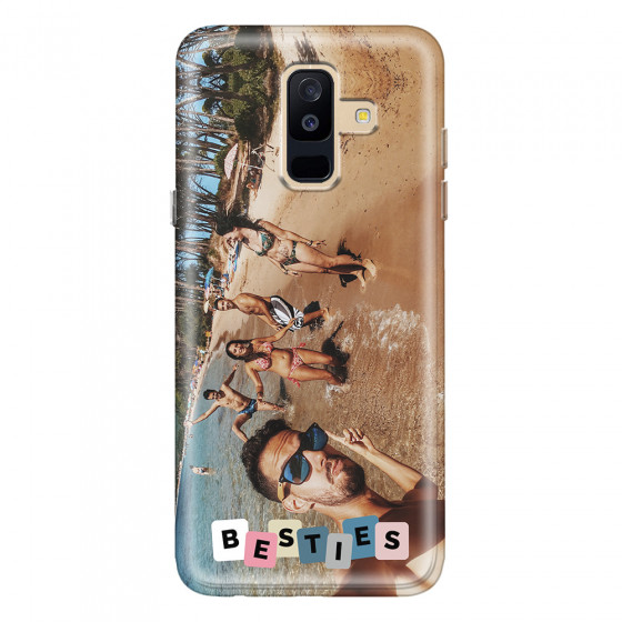 SAMSUNG - Galaxy A6 Plus 2018 - Soft Clear Case - Besties Phone Case