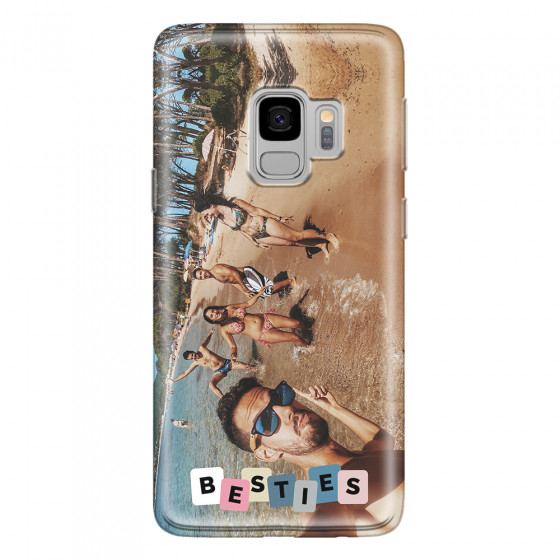 SAMSUNG - Galaxy S9 - Soft Clear Case - Besties Phone Case