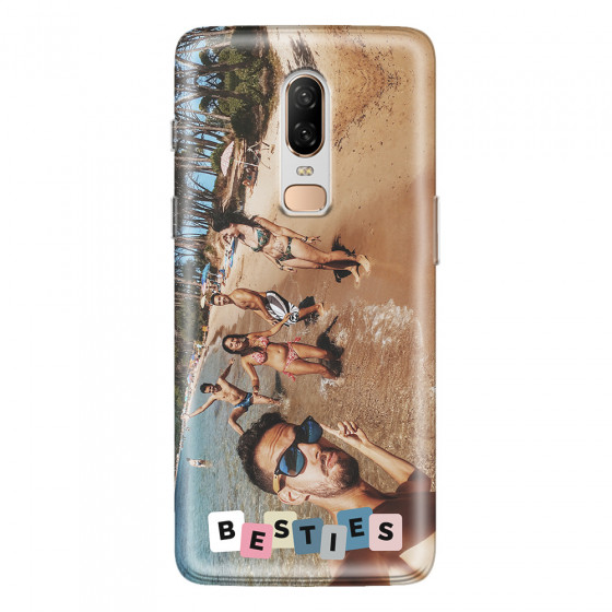 ONEPLUS - OnePlus 6 - Soft Clear Case - Besties Phone Case