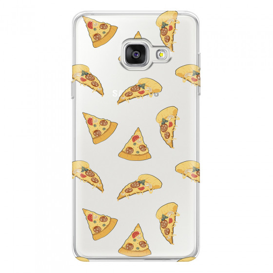 SAMSUNG - Galaxy A3 2017 - Soft Clear Case - Pizza Phone Case