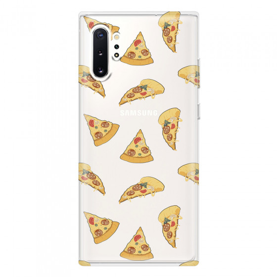 SAMSUNG - Galaxy Note 10 Plus - Soft Clear Case - Pizza Phone Case