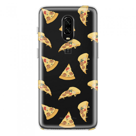 ONEPLUS - OnePlus 6T - Soft Clear Case - Pizza Phone Case