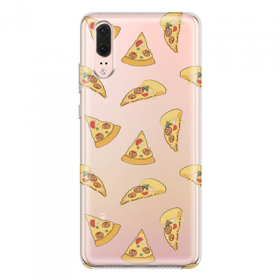 HUAWEI - P20 - Soft Clear Case - Pizza Phone Case