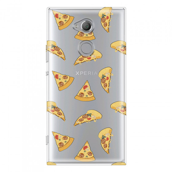 SONY - Sony Xperia XA2 Ultra - Soft Clear Case - Pizza Phone Case
