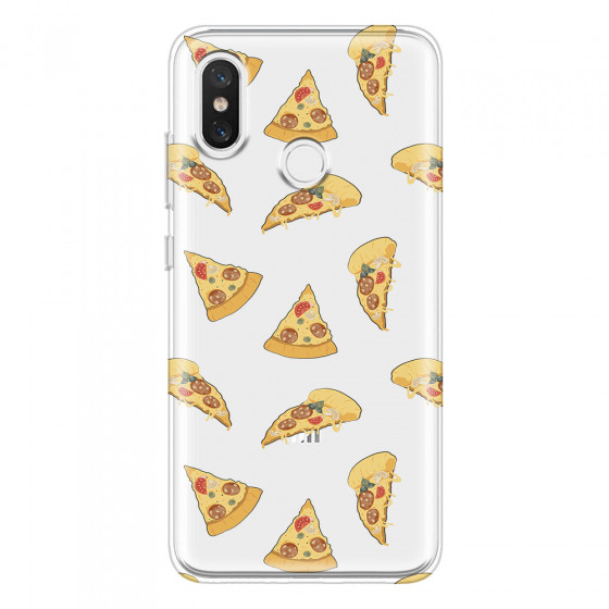 XIAOMI - Mi 8 - Soft Clear Case - Pizza Phone Case