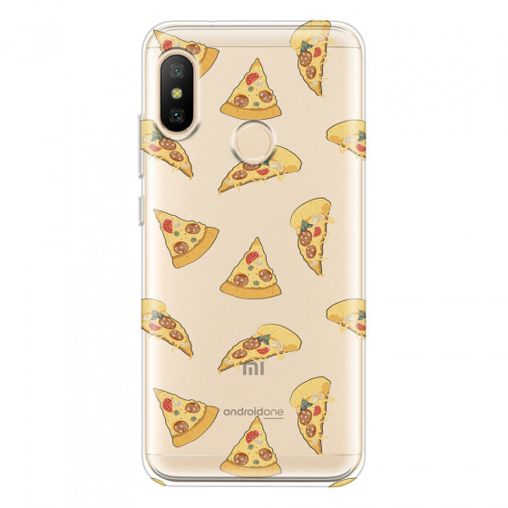 XIAOMI - Mi A2 Lite - Soft Clear Case - Pizza Phone Case