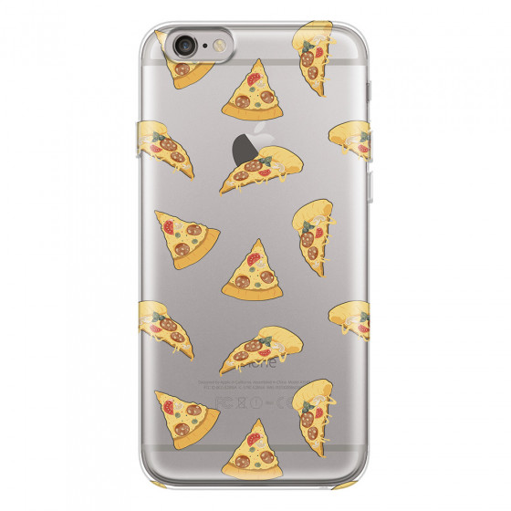APPLE - iPhone 6S - Soft Clear Case - Pizza Phone Case