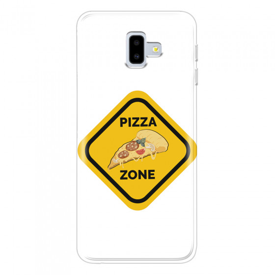 SAMSUNG - Galaxy J6 Plus 2018 - Soft Clear Case - Pizza Zone Phone Case
