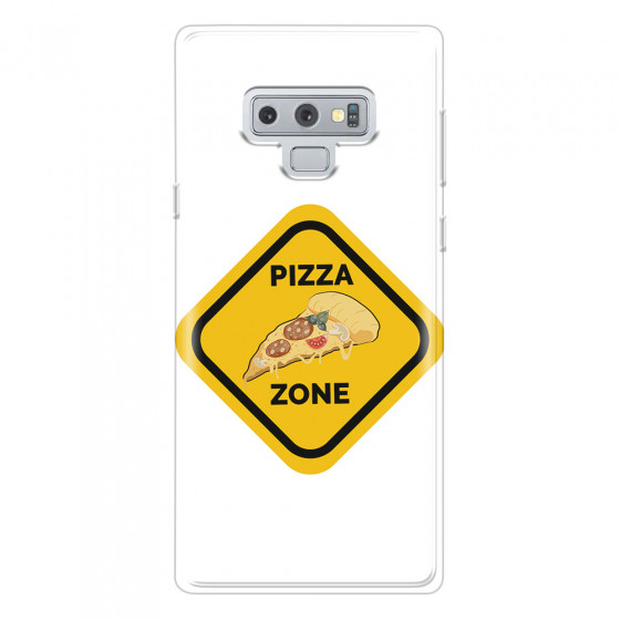 SAMSUNG - Galaxy Note 9 - Soft Clear Case - Pizza Zone Phone Case