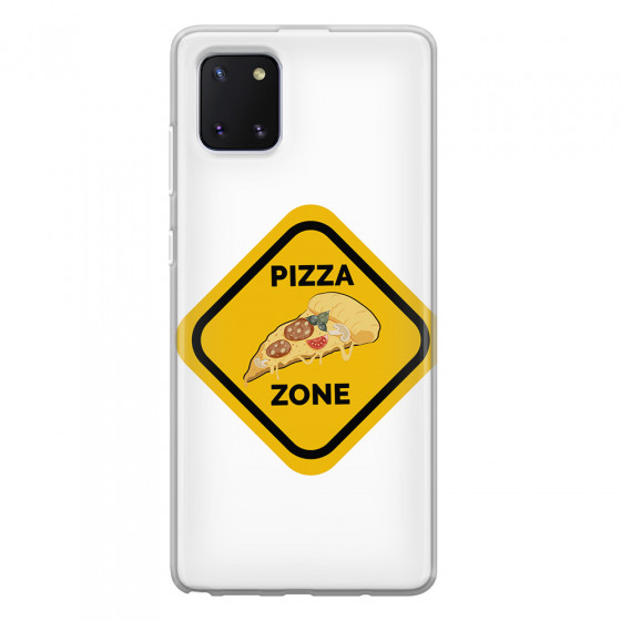SAMSUNG - Galaxy Note 10 Lite - Soft Clear Case - Pizza Zone Phone Case