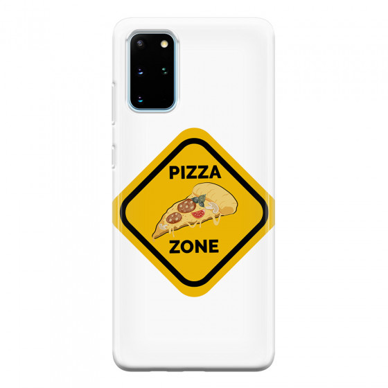 SAMSUNG - Galaxy S20 - Soft Clear Case - Pizza Zone Phone Case