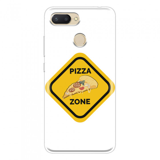 XIAOMI - Redmi 6 - Soft Clear Case - Pizza Zone Phone Case