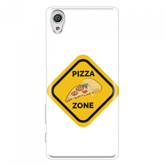 SONY - Sony Xperia XA1 - Soft Clear Case - Pizza Zone Phone Case